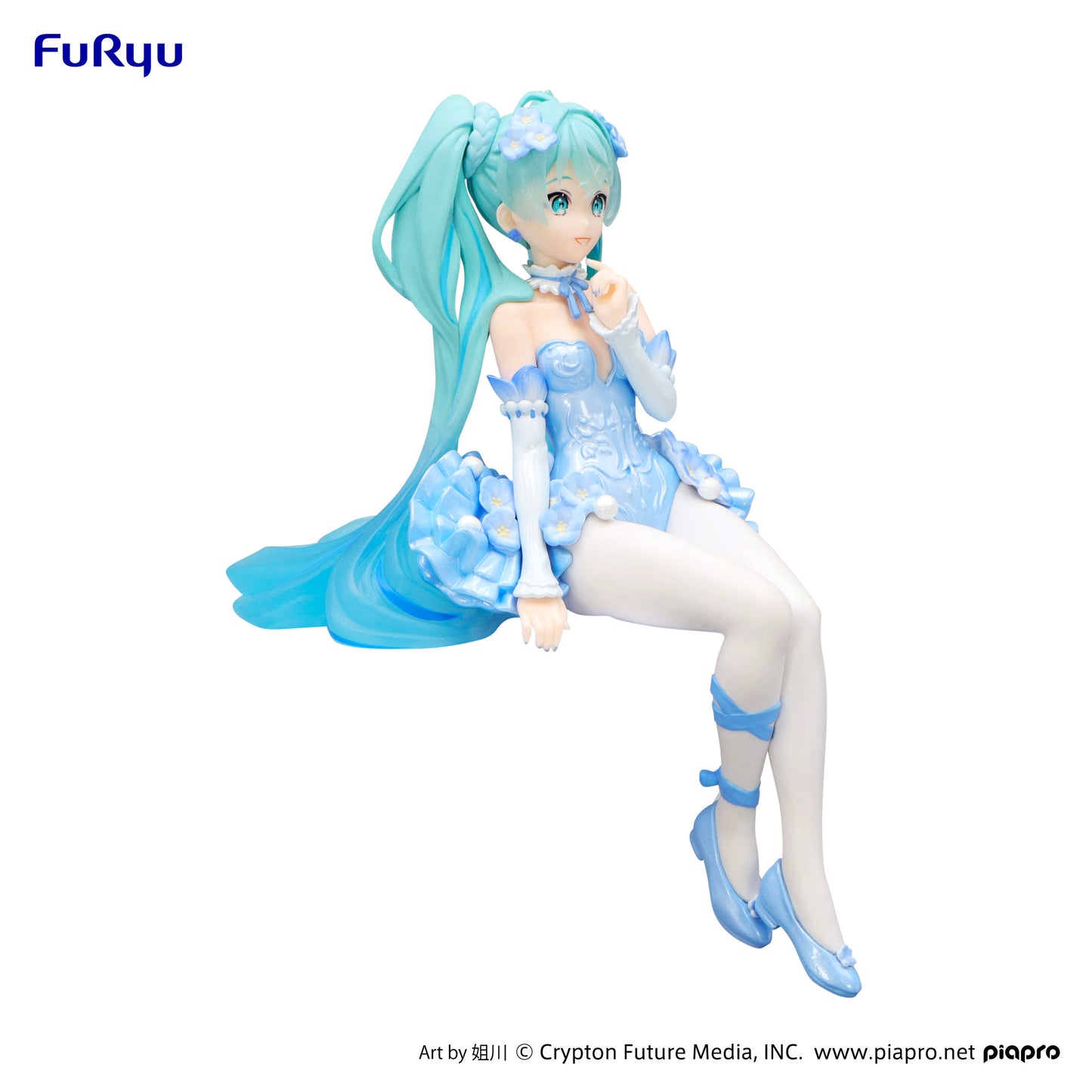 [PREORDER]  Hatsune Miku　Noodle Stopper Figure - Flower Fairy Nemophila Pail Blue Color ver.-