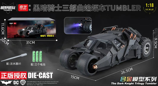 [PREORDER] Diecast Dark Knight Trilogy Batmobile 1:18 Tumbler