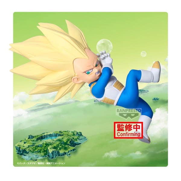 [PREORDER] DRAGON BALL DAIMA SUPER SAIYAN 3 VEGETA(MINI) FIGURE WITH PANEL
