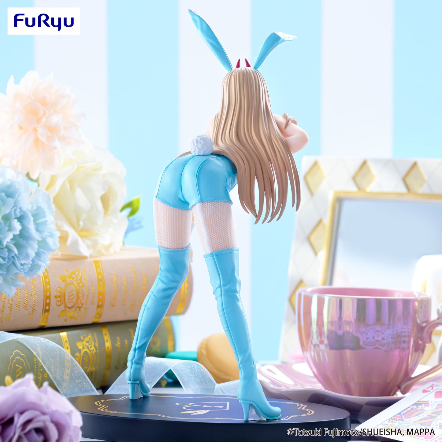 [PREORDER] Furyu Chainsaw Man BiCute Bunnies Figure -Power Light Blue Color ver.-