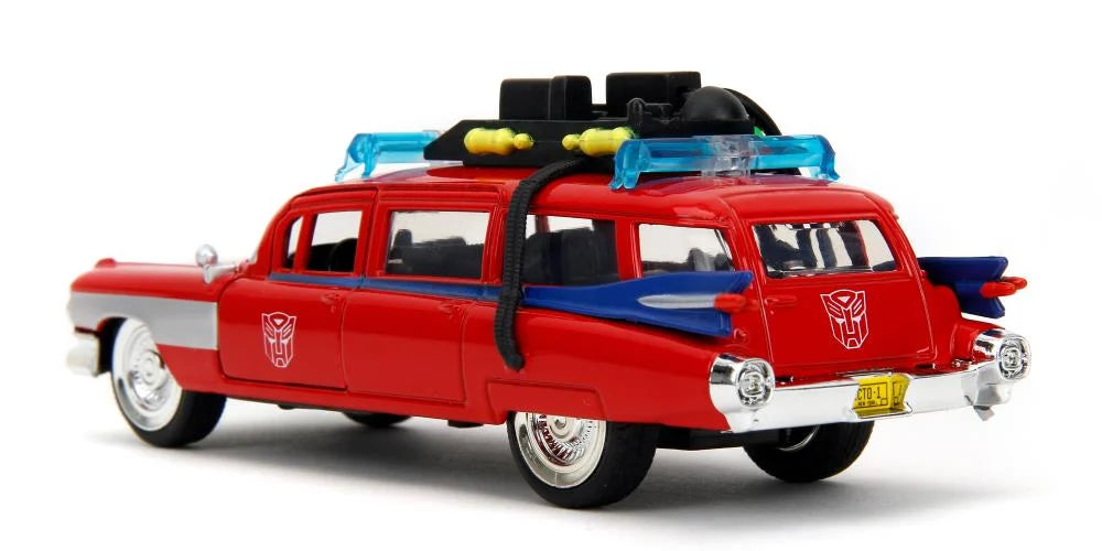 [PREORDER] JADA 1:32 HR: GHOSTBUSTER CADILLAC ECTO-1 x TRANSFORMERS