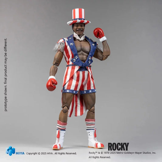 [PREORDER] HIYA Toys 1/12 1976 Rocky Apollo Creed Action Figure ESR0171