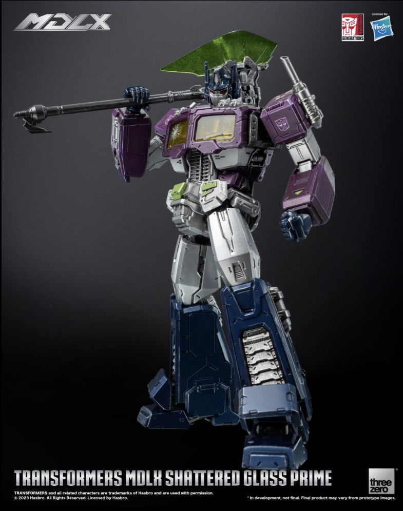 [PREORDER] Threezero Transformers MDLX Shattered Glass Optimus Prime