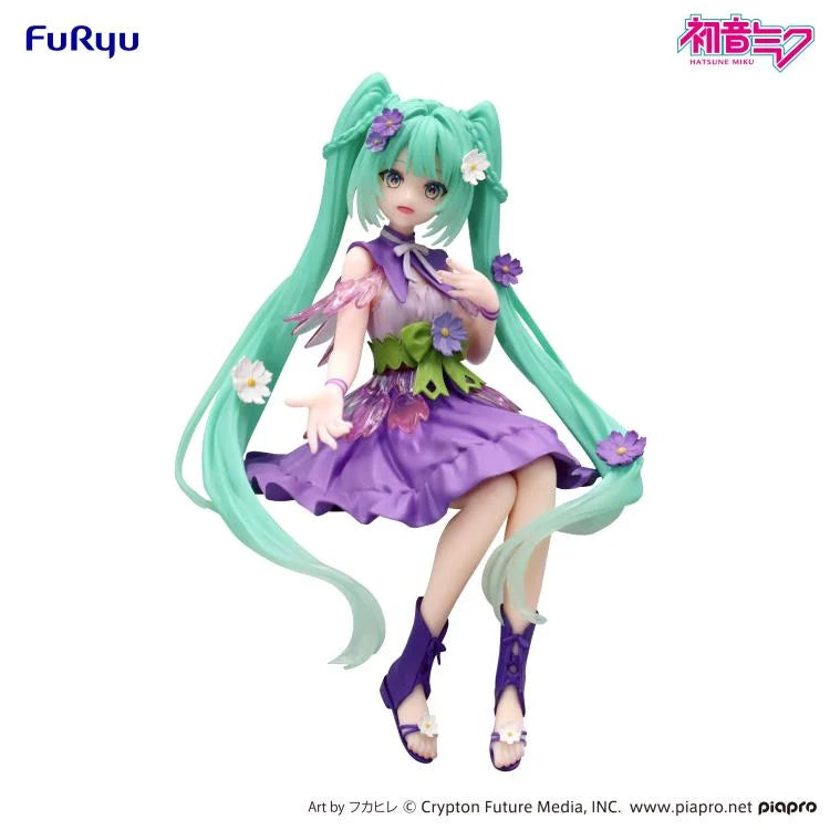 [PREORDER] Furyu Hatsune Miku Noodle Stopper Figure -Flower Fairy Cosmos Purple Color ver.-