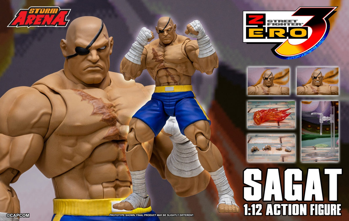 [PREORDER] Storm Toys 1/12 Street Fighter ZERO 3 SAGAT SFSA03