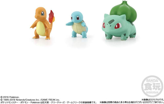 [PREORDER] POKÉMON SCALE WORLD KANTO REGION CHARMANDER & SQUIRTLE & BULBASAUR W/O GUM