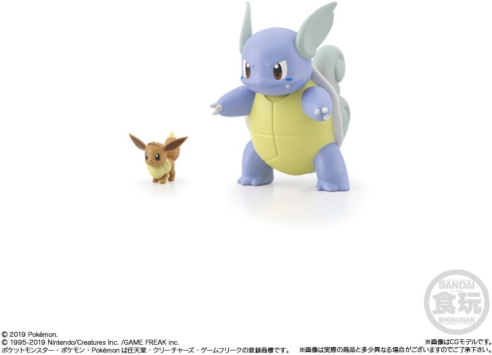 [PREORDER] POKÉMON SCALE WORLD KANTO REGION EEVEE & WARTORTLE W/O GUM