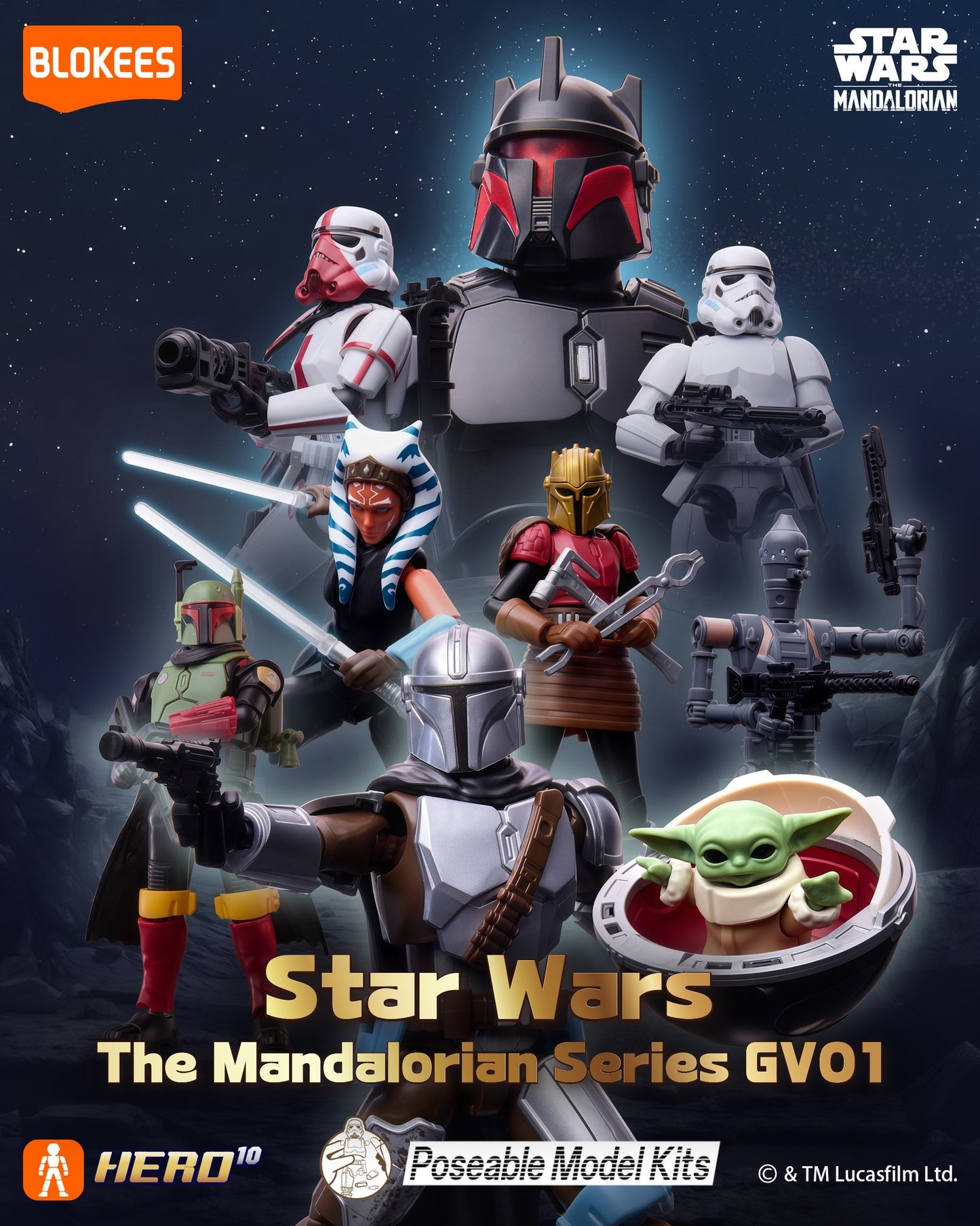 [PREORDER] Blokees STAR WARS The Mandalorion GV01