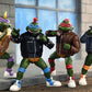 [PREORDER] TMNT (Cartoon) 7in Punk Turtles 4 Pack