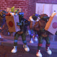 [PREORDER] TMNT (Cartoon) 7in Punk Turtles 4 Pack