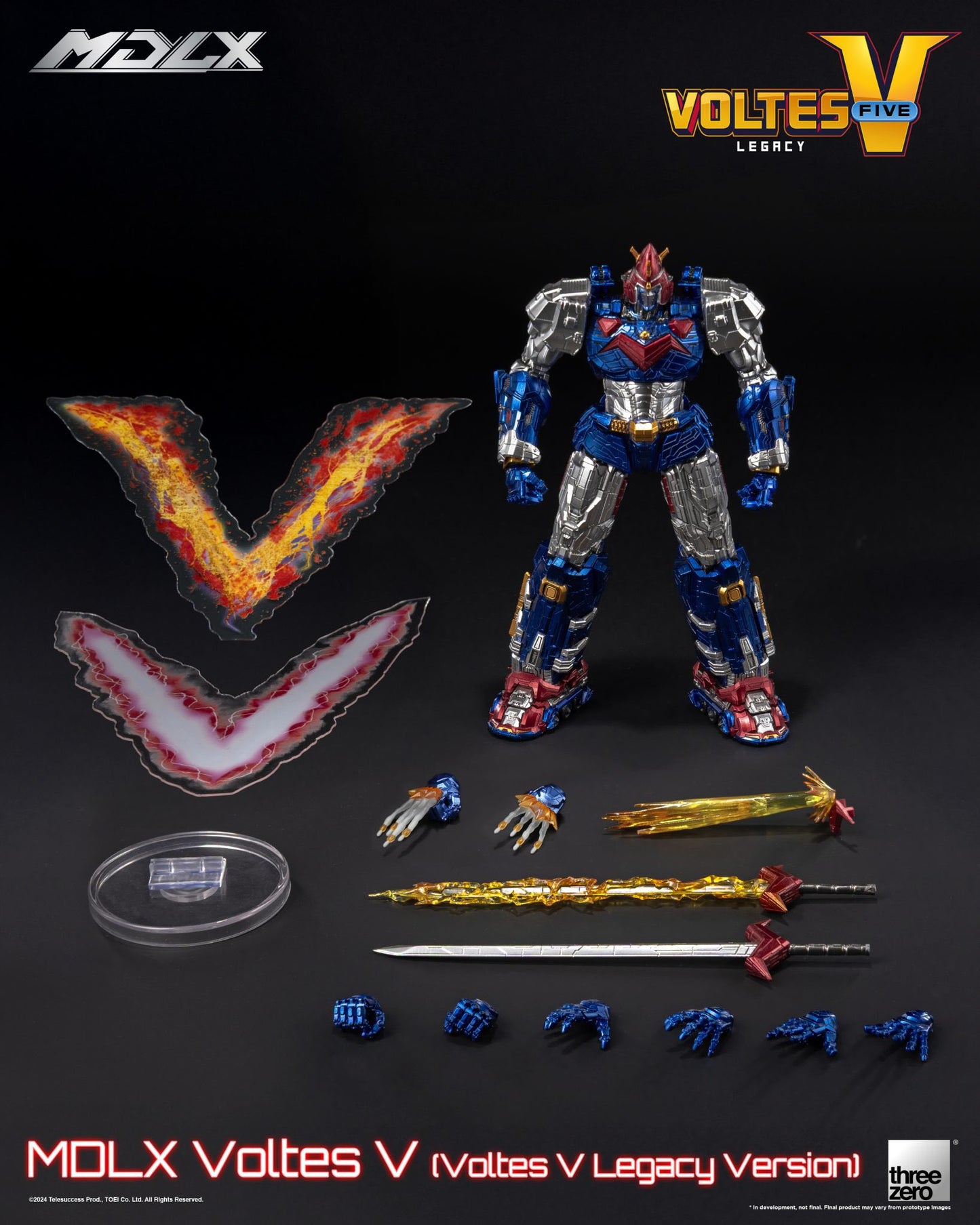 [PREORDER 121025] Three Zero MDLX Voltes V (Voltes V Legacy Version)