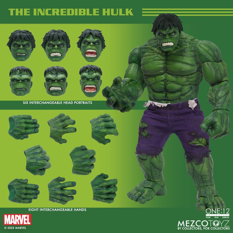 [PREORDER 120325] MEZCO One 12 Collective The Incredible Hulk