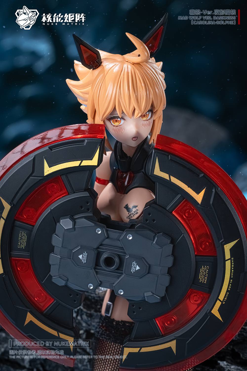 [111825] 1/12 Scale MAD WOLF VER. DARKNESS CAROLINA-ROLPHE Model Kit with BONUS (EXCLUSIVE PH ONLY)