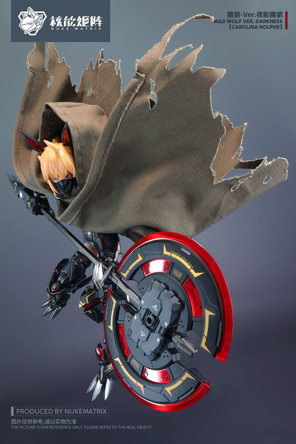 [111825] 1/12 Scale MAD WOLF VER. DARKNESS CAROLINA-ROLPHE Model Kit with BONUS (EXCLUSIVE PH ONLY)