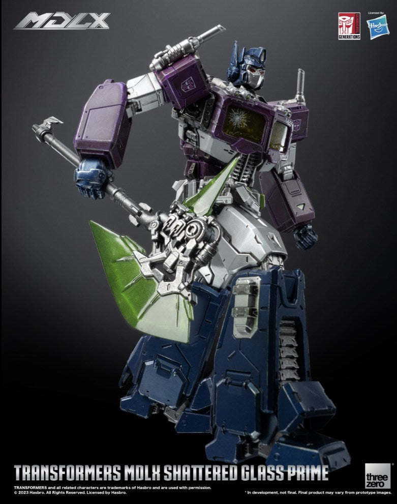 [PREORDER] Threezero Transformers MDLX Shattered Glass Optimus Prime