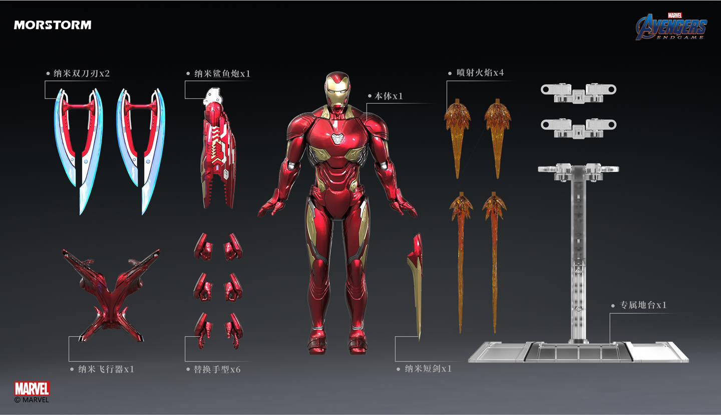 [PREORDER] MORSTORM 1/12 Scale Iron Man MK50 Model Kit