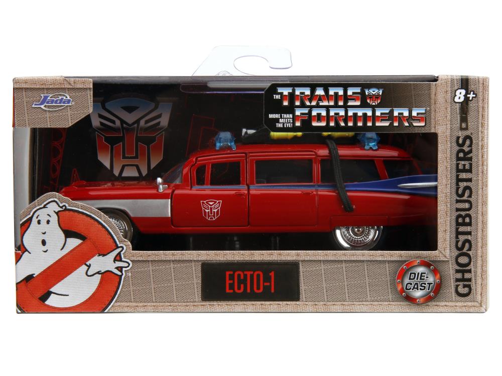 [PREORDER] JADA 1:32 HR: GHOSTBUSTER CADILLAC ECTO-1 x TRANSFORMERS