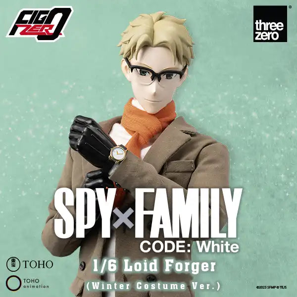 [PREORDER] [Threezero] 3Z0782 Info: SPY×FAMILY CODE: White - FigZero 1/6 Loid Forger (Winter Costume Ver.)