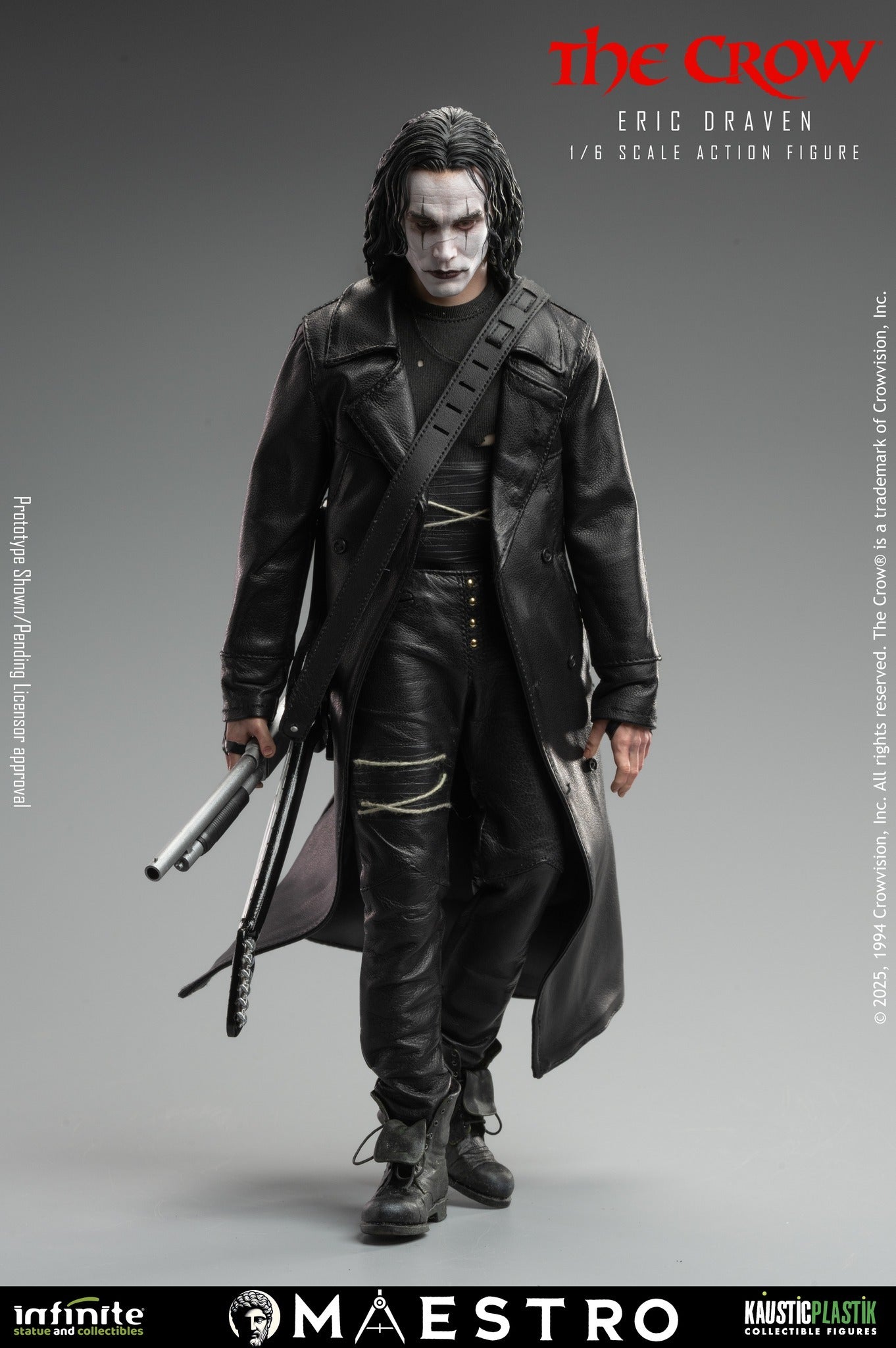 [PREORDER 021026] Kaustic Plastik KP 43222 1/6 The Crow Maestro Eric Draven GOLD Deluxe Edition