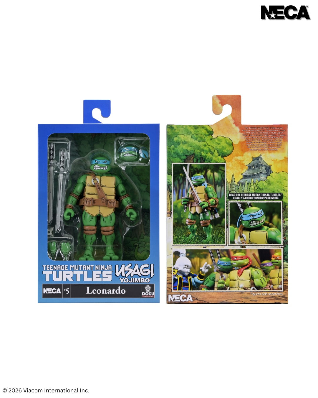 [PREORDER 042626] Teenage Mutant Ninja Turtles x Usagi Yojimbo -  Ultimate 7” Scale Action Figure  - Leonardo