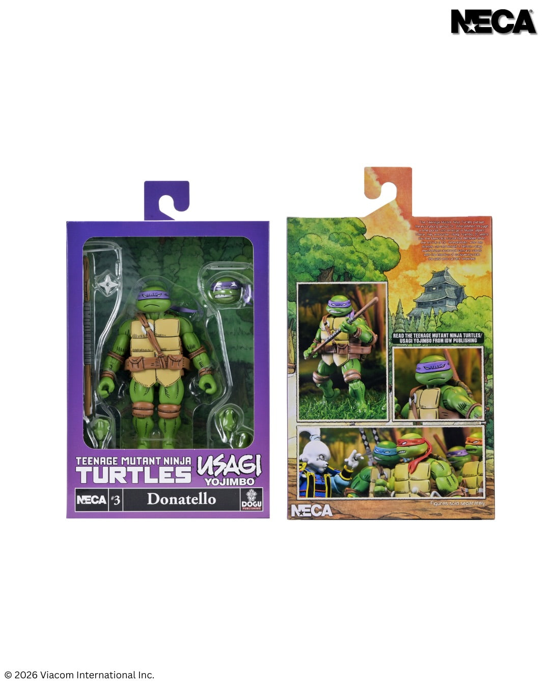 [PREORDER 042626] Teenage Mutant Ninja Turtles x Usagi Yojimbo -  Ultimate 7” Scale Action Figure - Donatello