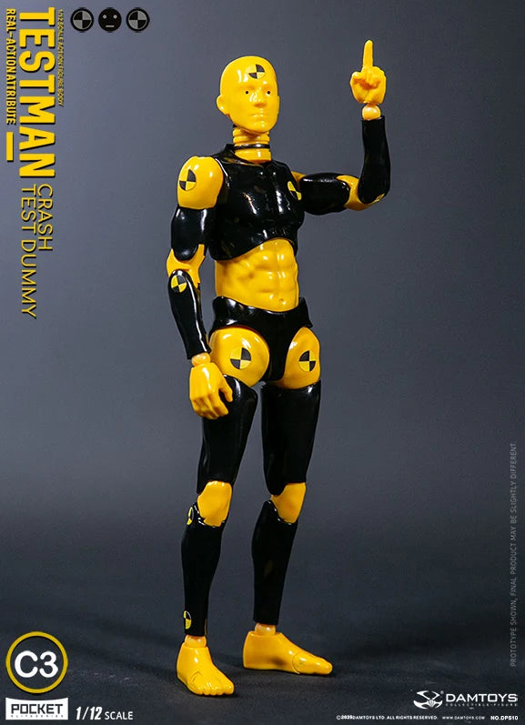 [PREORDER] DAMTOYS DPS10 1/12 測試者C3 TESTMAN C3