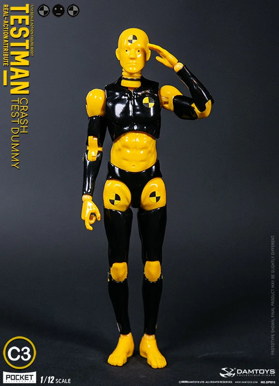[PREORDER] DAMTOYS DPS10 1/12 測試者C3 TESTMAN C3