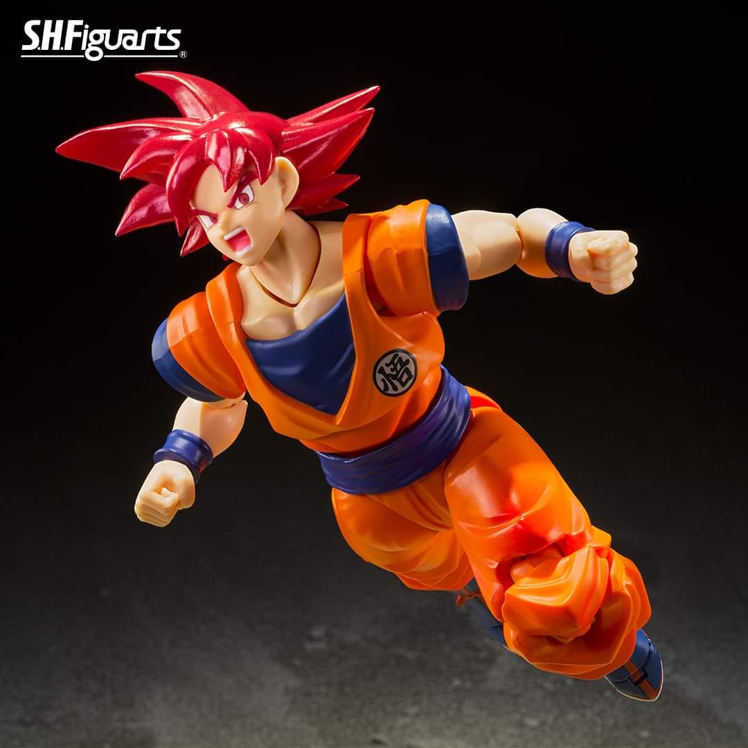 [PREORDER] S.H.Figuarts Super Saiyan God Son Goku - Saiyan God of Virute