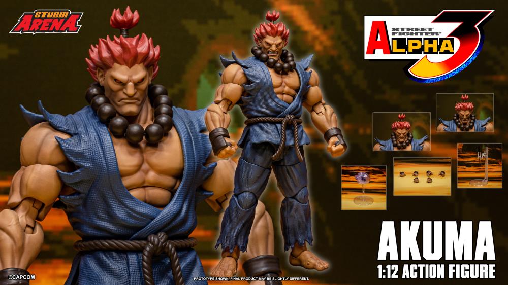 [PREORDER 032126] STORM ARENA 1/12 Street Fighter ZERO 3 GOUKI Akuma SFSA07R