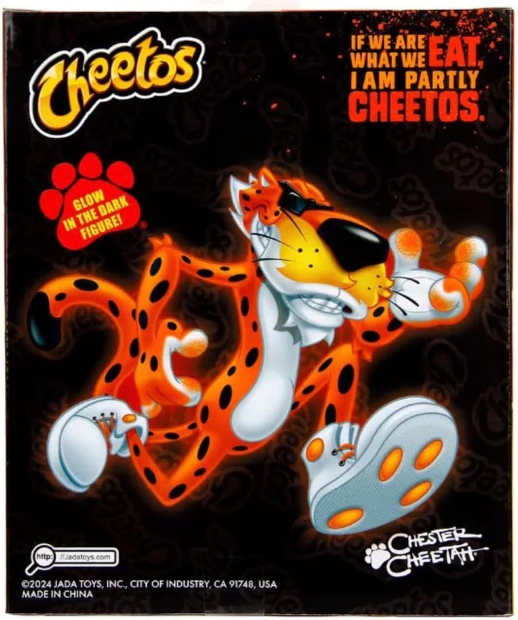 [PREORDER] JADA Cheetos 6 Inch Chester Cheetah Action Figure Glow in the Dark