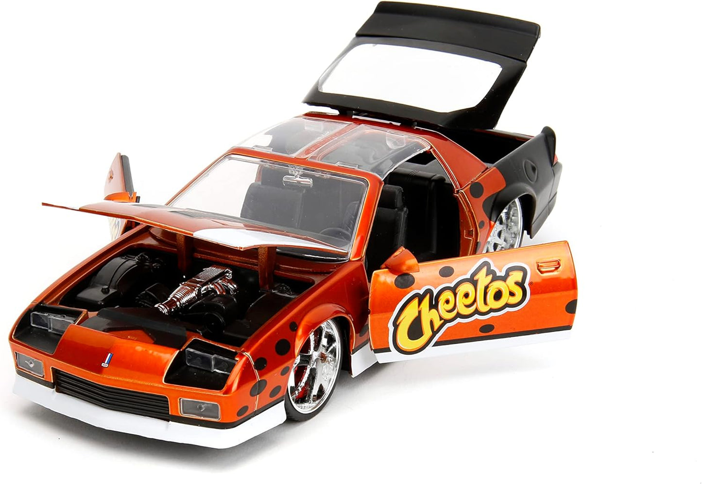 [PREORDER] 1:24 HR 1985 Chevrolet Camaro Z28 with 2.75 inches Chester Cheetah Figure