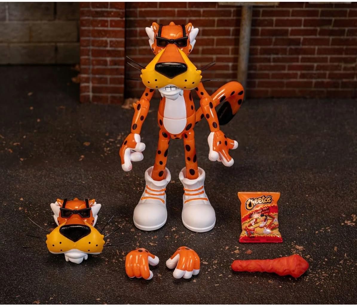 [PREORDER] JADA Cheetos 6 Inch Chester Cheetah Action Figure Glow in the Dark