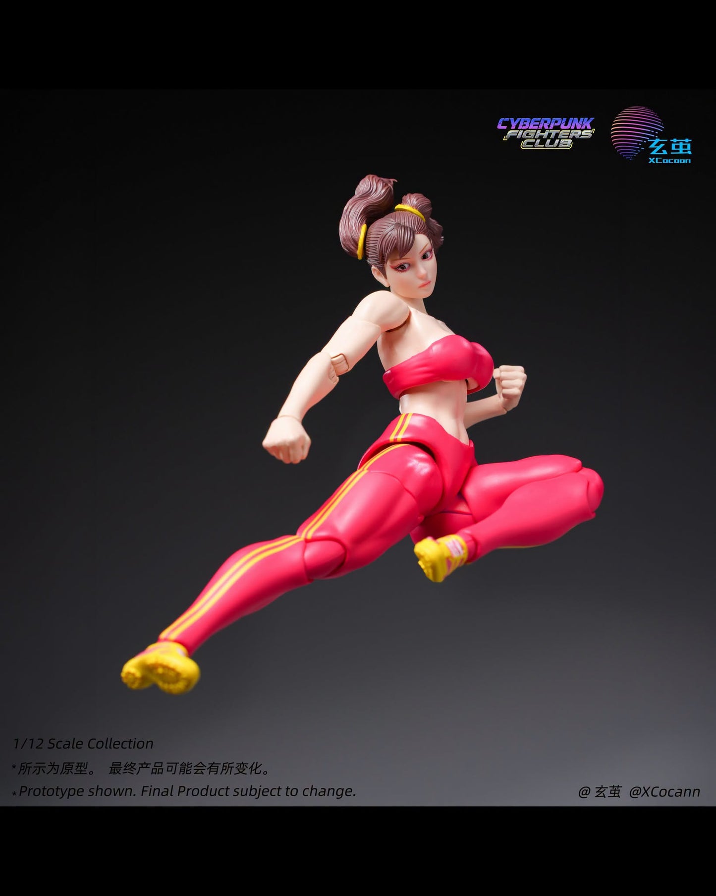[PREORDER 082026] 1/12 Fight Femail Figure Blazing Rose CFC03 CHUN LI RED