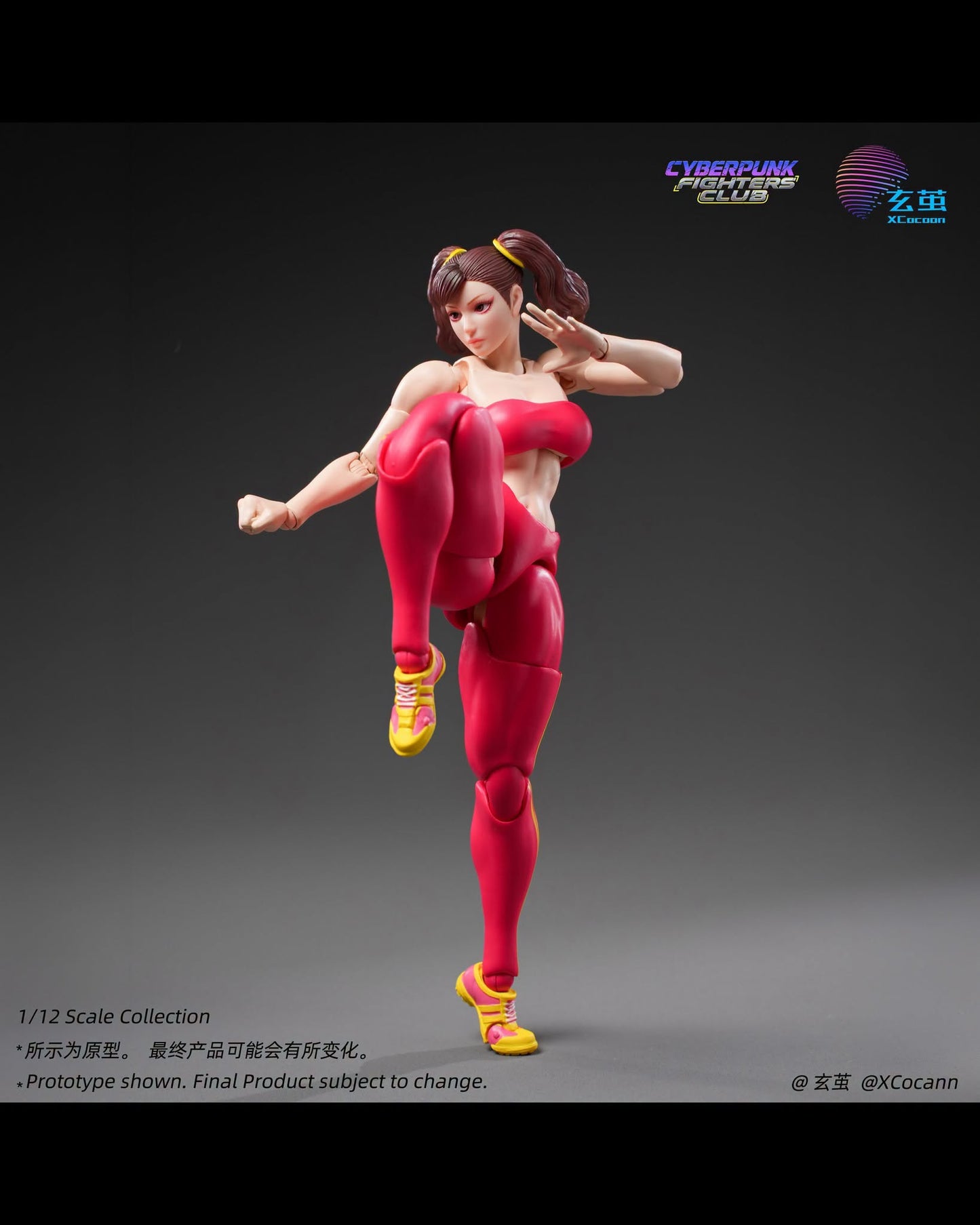 [PREORDER 082026] 1/12 Fight Femail Figure Blazing Rose CFC03 CHUN LI RED