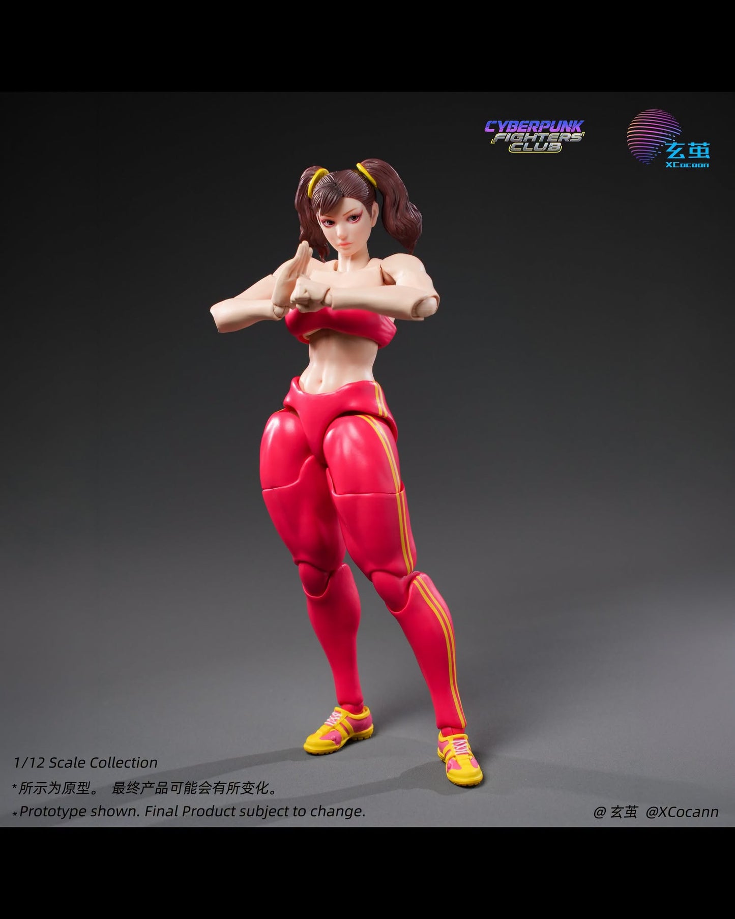 [PREORDER 082026] 1/12 Fight Femail Figure Blazing Rose CFC03 CHUN LI RED