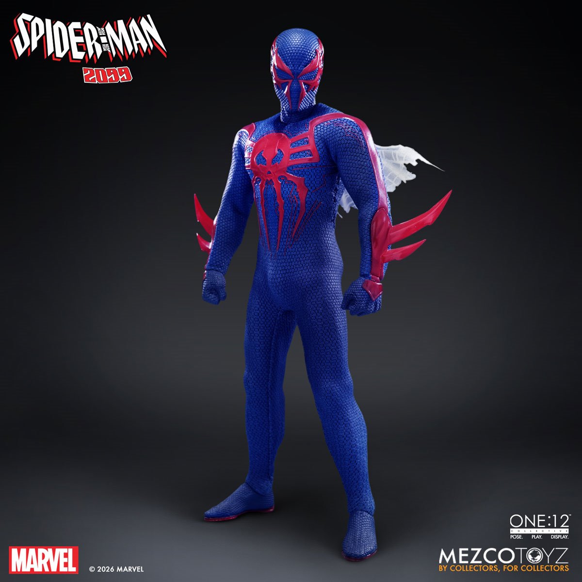 [PREORDER 06072026] MEZCO Spider-Man 2099 One:12 Collective Action Figure - ReRun