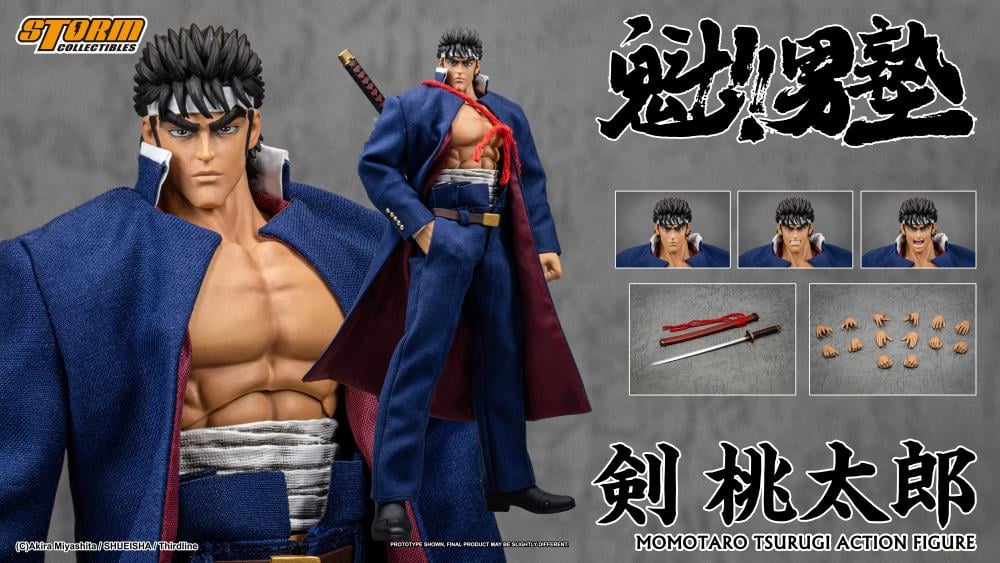 [PREORDER] Storm Toys SAKIGAKE!! OHTOKOJUKU MOMOTARO TSURUGI Action Figure