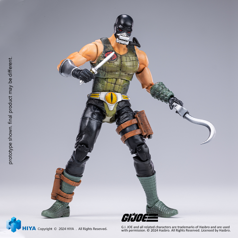 [PREORDER] HIYA G.I. JOE CROC MASTER EMG0359