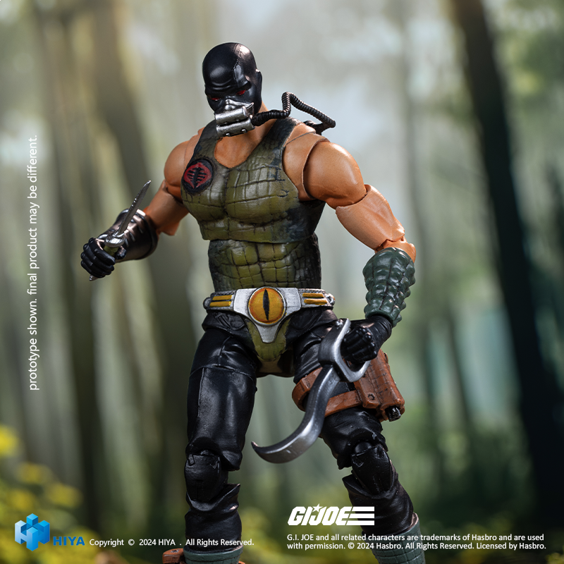 [PREORDER] HIYA G.I. JOE CROC MASTER EMG0359