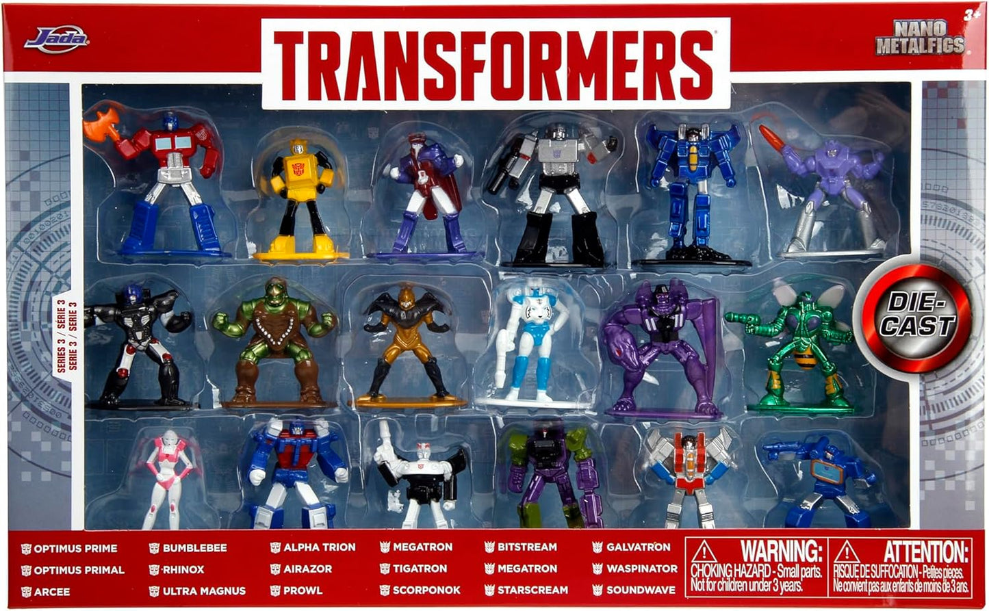 [PREORDER] JADA Nano Transformers 18 Pack-Series 3