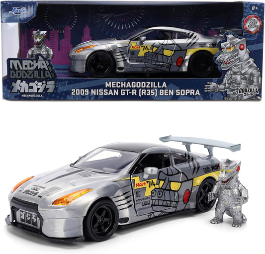 [PREORDER 110725] Mechagodzilla/ 2009 Nissan GT-R (R35) Ben Sopra (Toyo Tires, Bride)