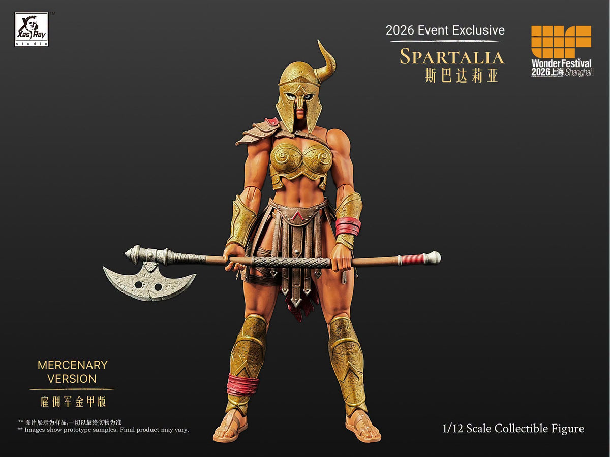 [PREORDER 102526] 1/12 WF26 Exclusive: Spartalia Mercenary - Gold Armor Version