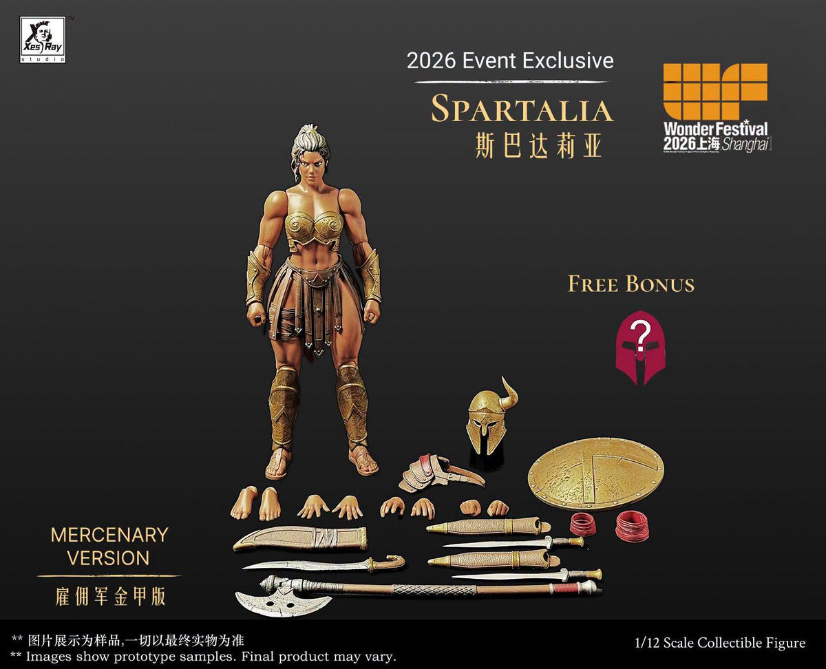 [PREORDER 102526] 1/12 WF26 Exclusive: Spartalia Mercenary - Gold Armor Version