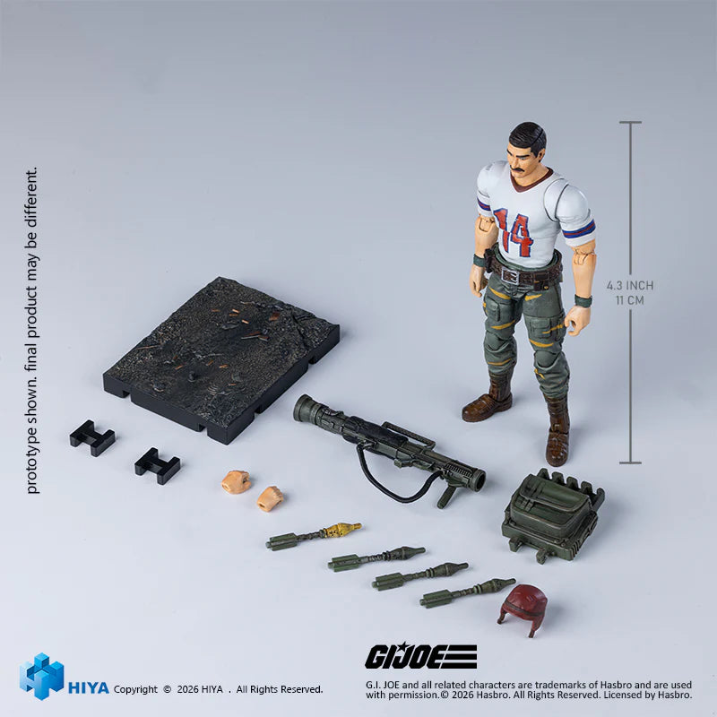 [PREORDER 051726] HIYA EMG0479 1/18 Exquisite Mini G.I.Joe BAZOOKA Tiger Force Version