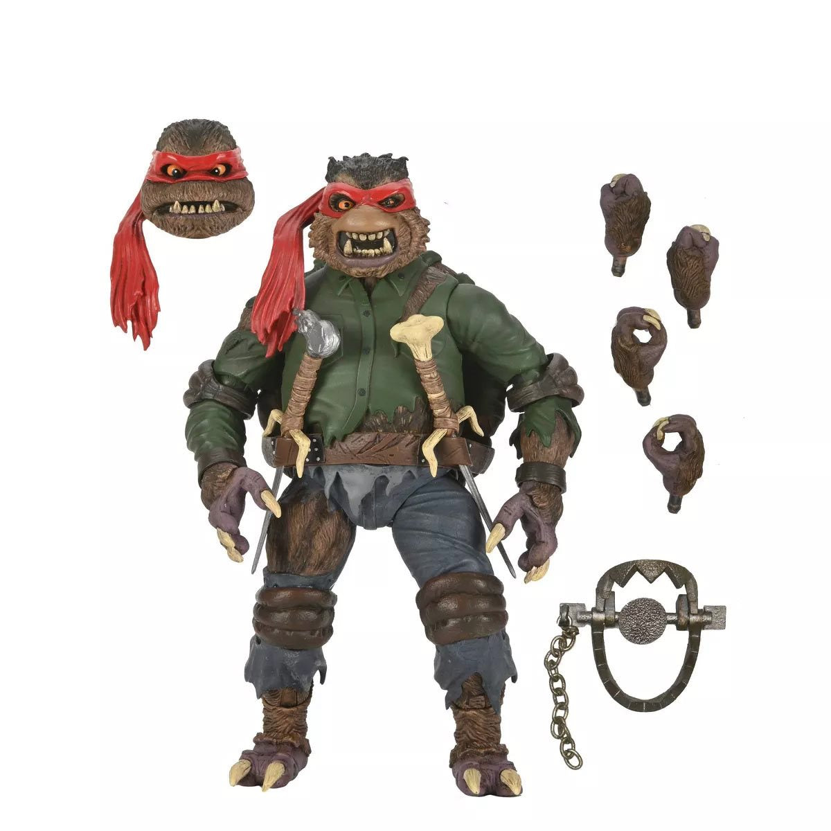 [PREORDER] Universal Monsters x Teenage Mutant Ninja Turtles - 7" Scale Action Figure – Ultimate Raphael as The Wolfman