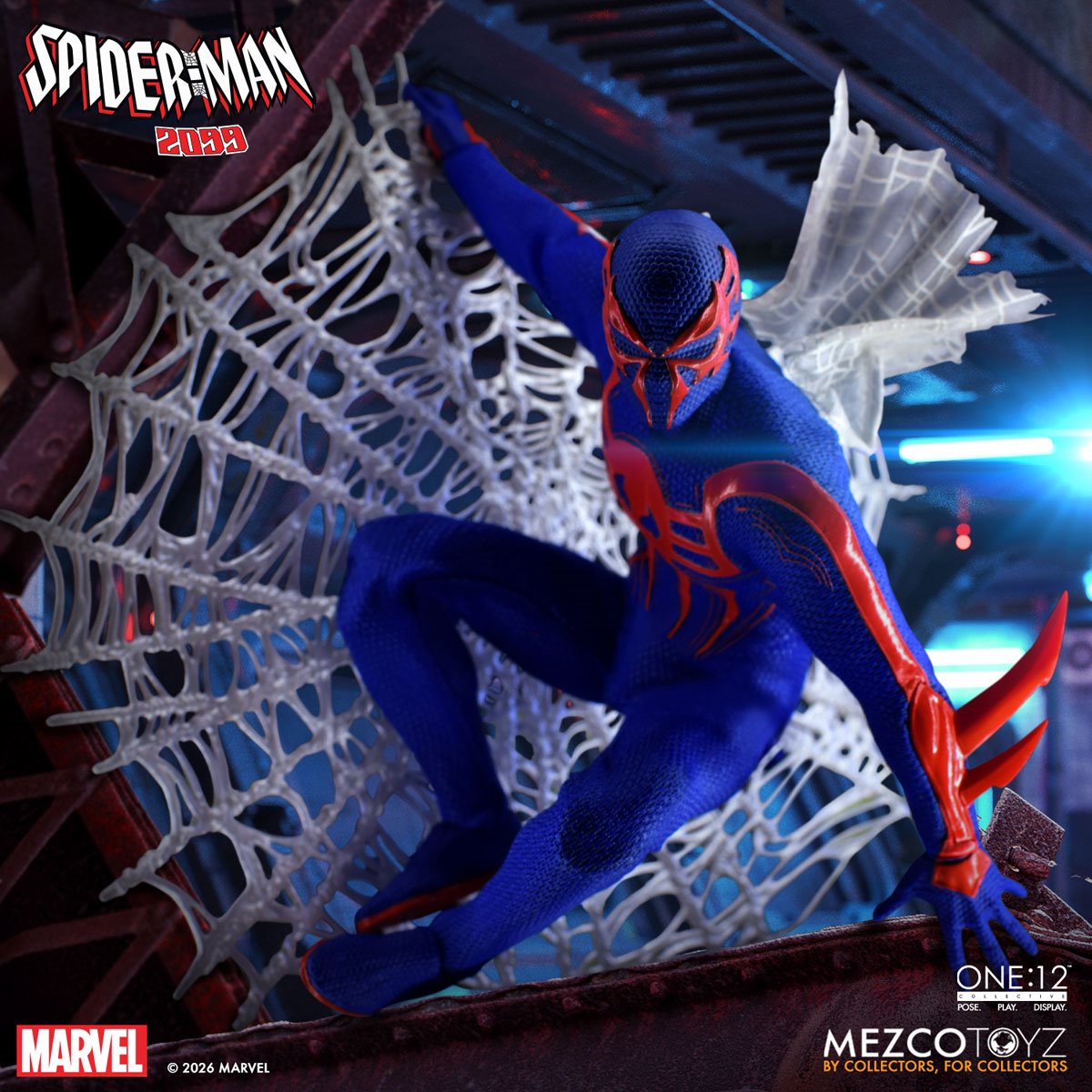 [PREORDER 06072026] MEZCO Spider-Man 2099 One:12 Collective Action Figure - ReRun