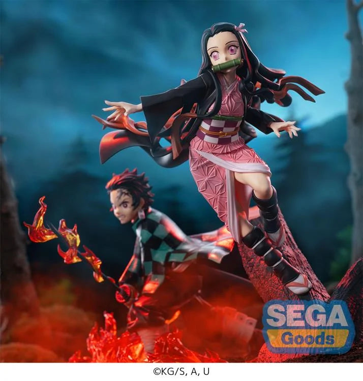 [PREORDER 030526] XrossLink Anime "Demon Slayer: Kimetsu no Yaiba" Figure Nezuko Kamado + Tanjiro Kamado SET of 2