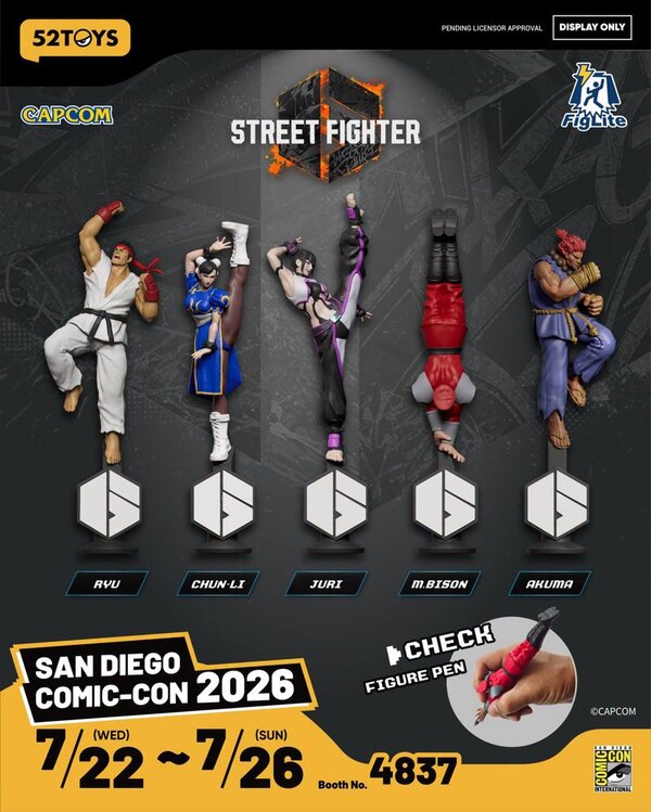 [PREORDER 081826] 52Toys STREET FIGHTER 6 Dynamic Stance Pen Blind Box