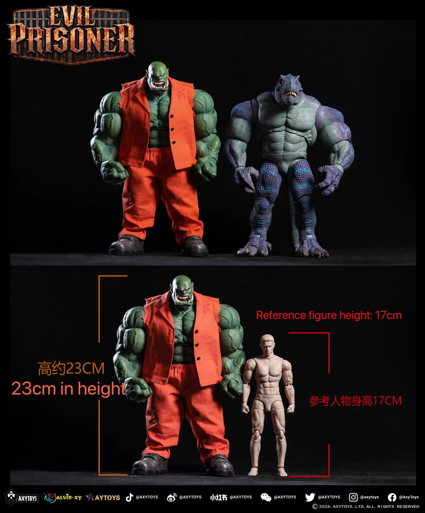 [PREORDER 072026] AXYTOYS AXY-023 Evil Prisoner Green Ver.