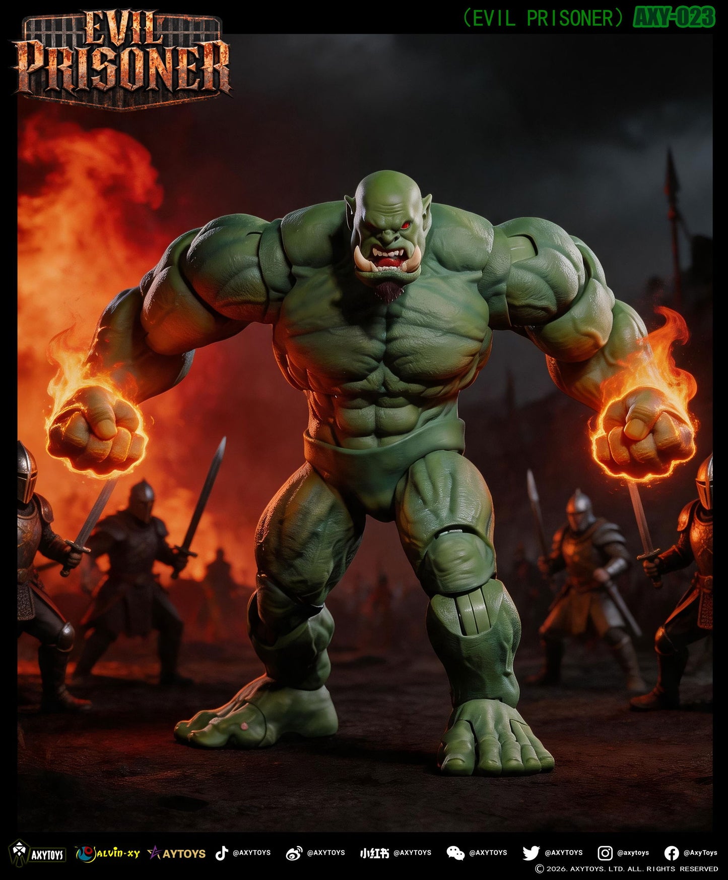 [PREORDER 072026] AXYTOYS AXY-023 Evil Prisoner Green Ver.